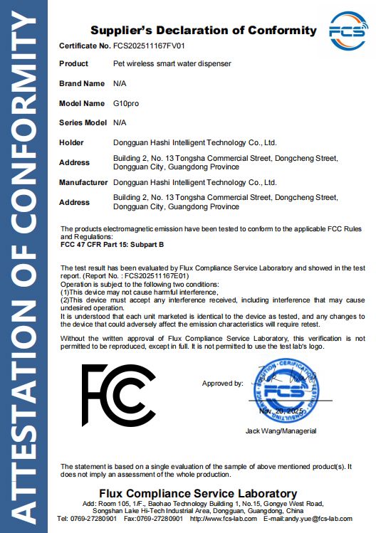 FCC Certification